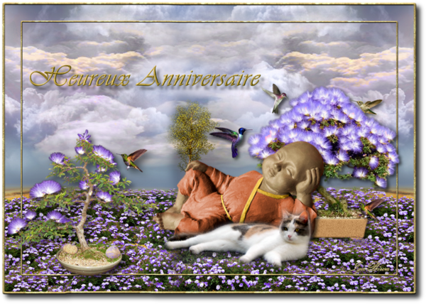 Carte d' Anniversaire pour Michel